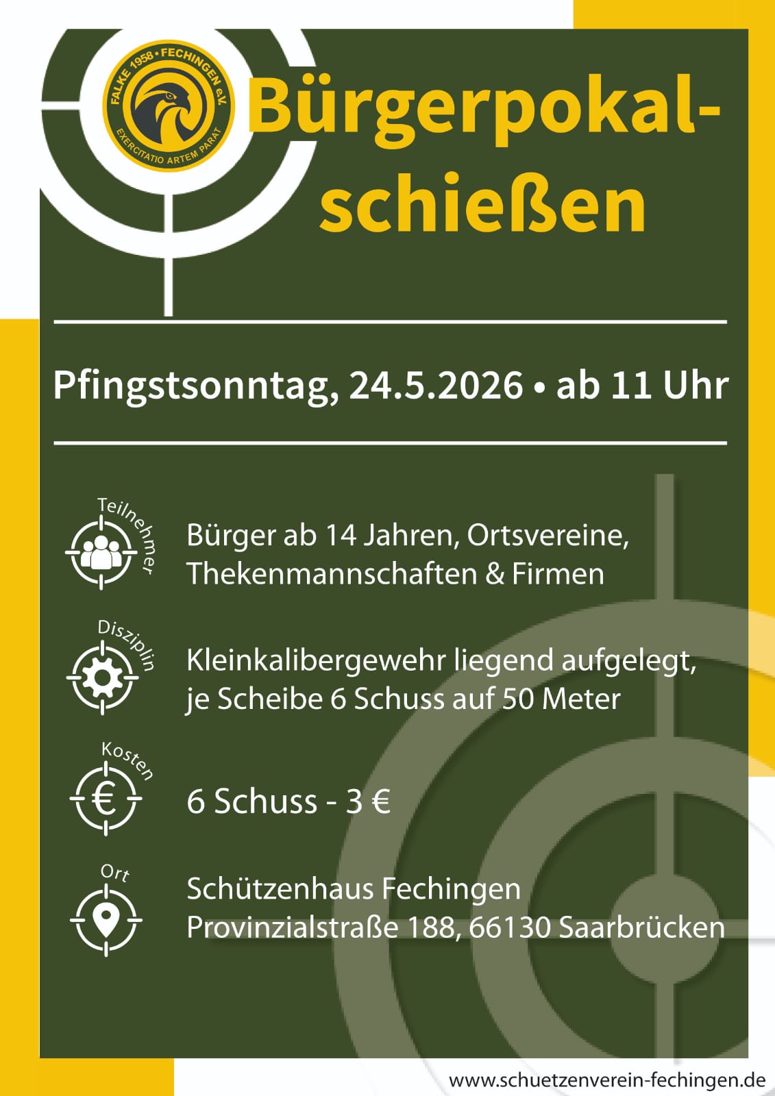 Bürgerpokalschießen Fechingen 2026